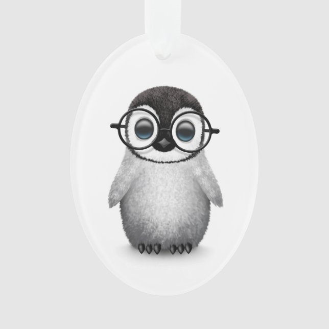 Verres de port d'oeil de pingouin mignon de bébé (devant)