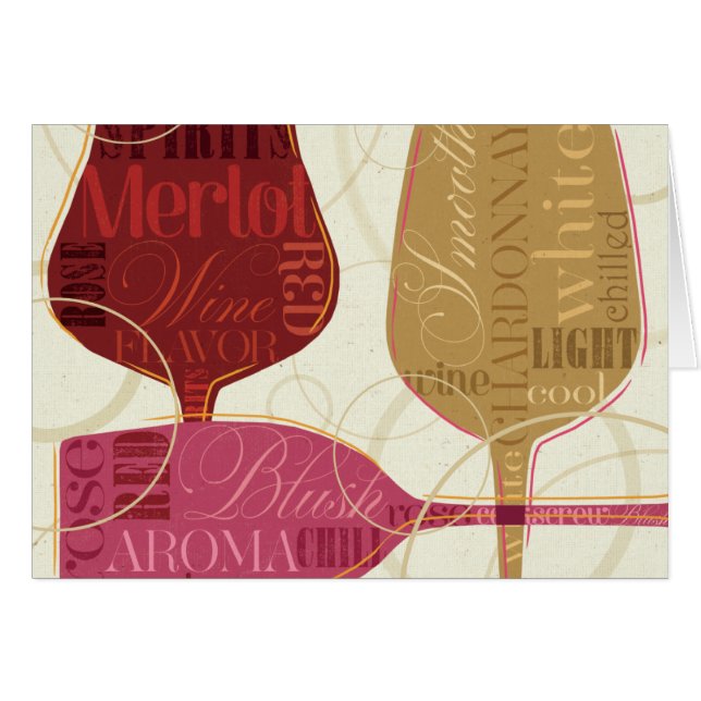 Verres de vin colorés (Devant horizontal)