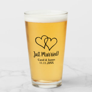 Verres faits sur commande de boissons de coeur