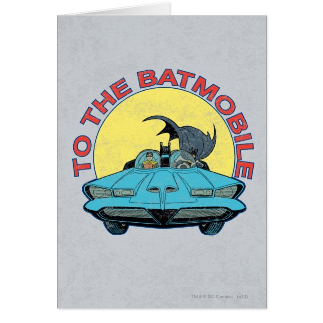 Vers Batmobile - Icône Distressed (Devant)