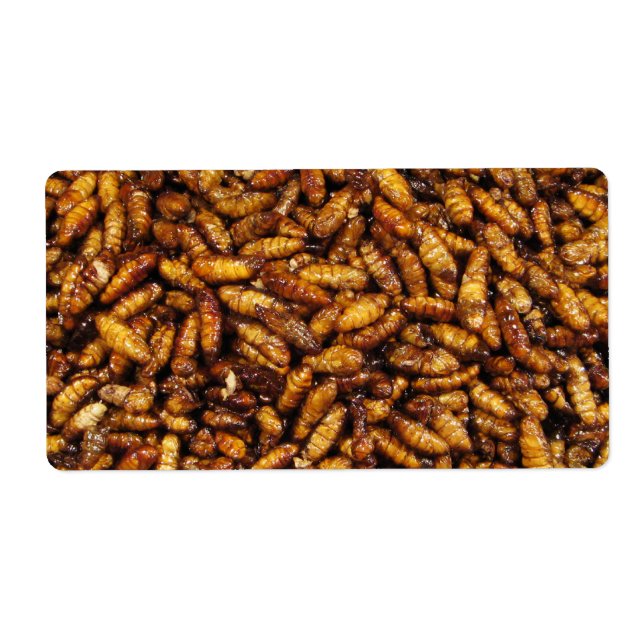 Vers de soie frits ... Thai Street Food (Devant)