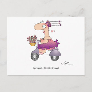 VERS L'AVANT! Carte postale par April McCallum