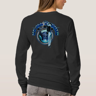 Vers le haut de tout le T-shirt d'art de nez de