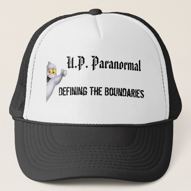 VERS LE HAUT du casquette paranormal de camionneur (Devant)