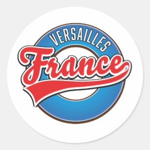 Versailles France logo Keychain Classic Round Sticker