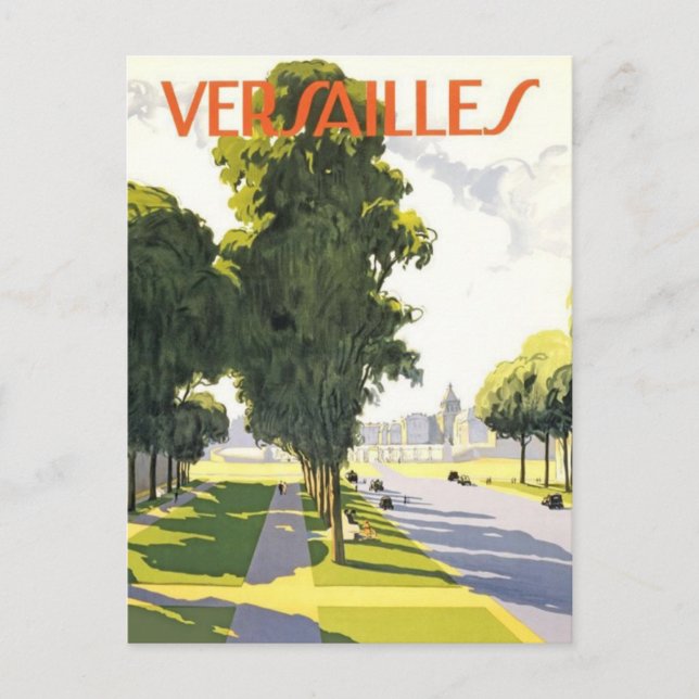 Versailles France Postcard (Front)
