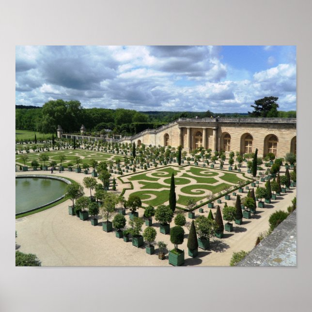 Versailles Gardens Orangerie France Palace Poster (Front)