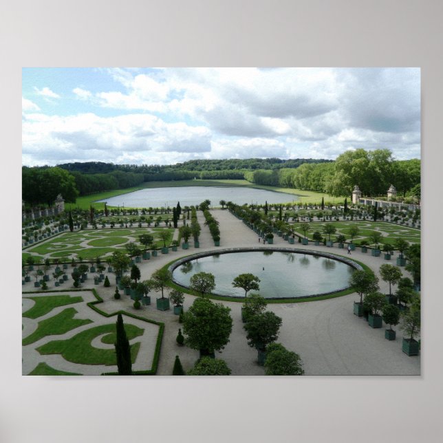 Versailles Jardin Orangerie Photo Poster France (Devant)