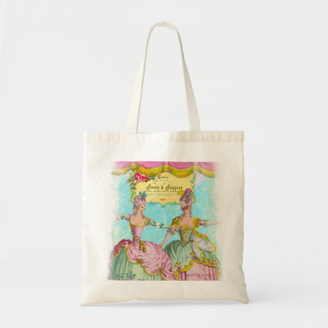 Versailles Parisian Finery and Frippery Tote Bag (Front)