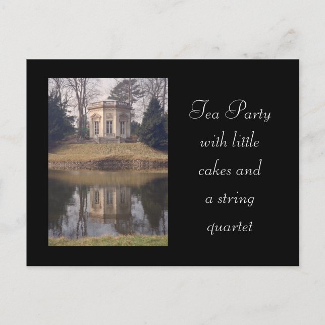 Versailles Tea House Postcard (Front)