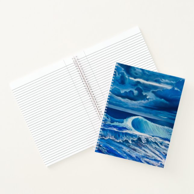 Versatile Blue Water Art Notebook (Inside)