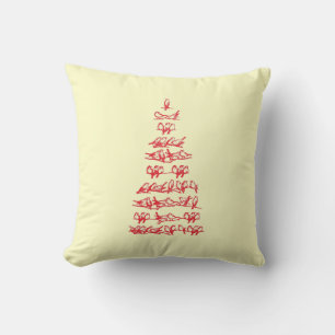 Versatile Christmas Bird Tree Pillow