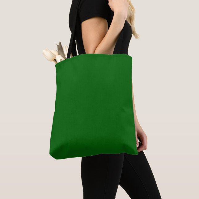 Versatile Emerald Green Tote Bag for Everyday Carr (Close Up)