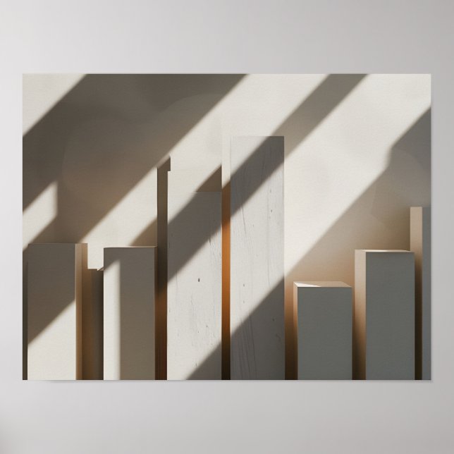 Versatile Light Grey Background  Poster (Front)