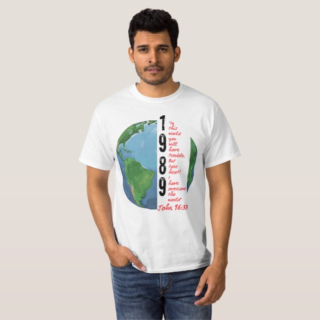 Verse Jhon 16:33 T-Shirt (Front Full)