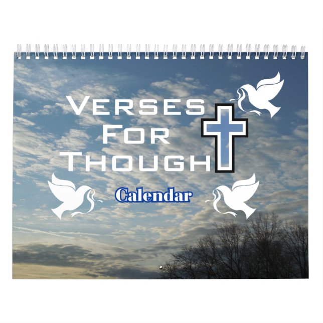 Verses For Thought KJV Bible Verse Calendar (Cover)
