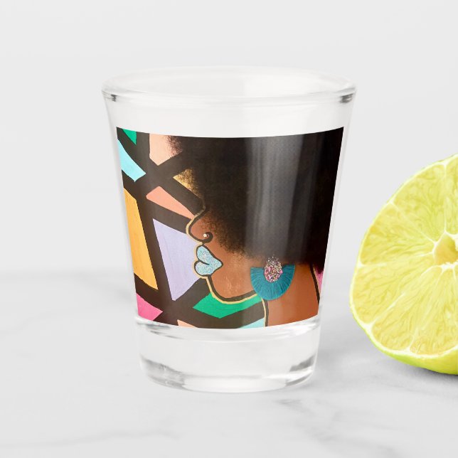Verses in Her Volume Shot Glass (Front)