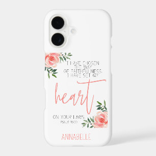 Verset biblique floral