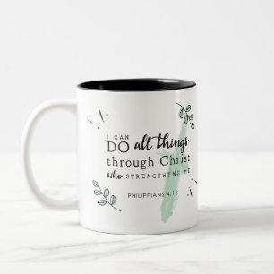 Verset biblique Philippiens 4:13 Mug