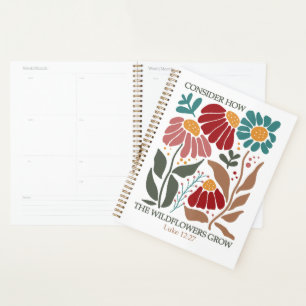 Verset de la Bible fleur sauvage