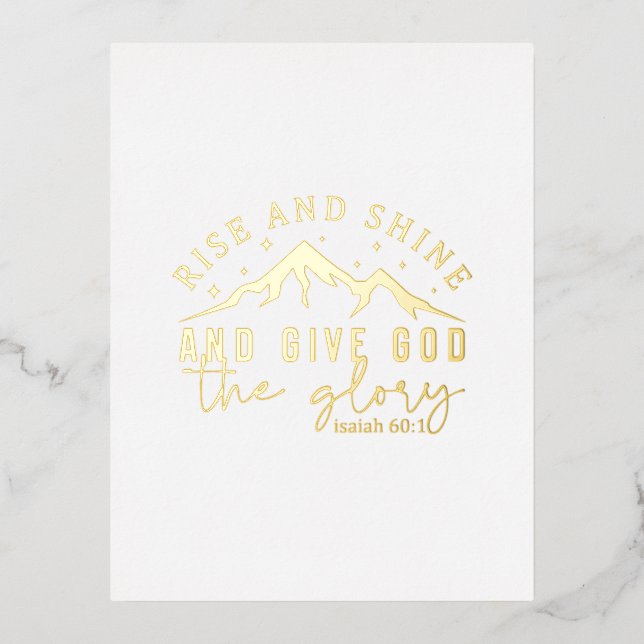 Versets chrétiens pour cartes postales (Recto)