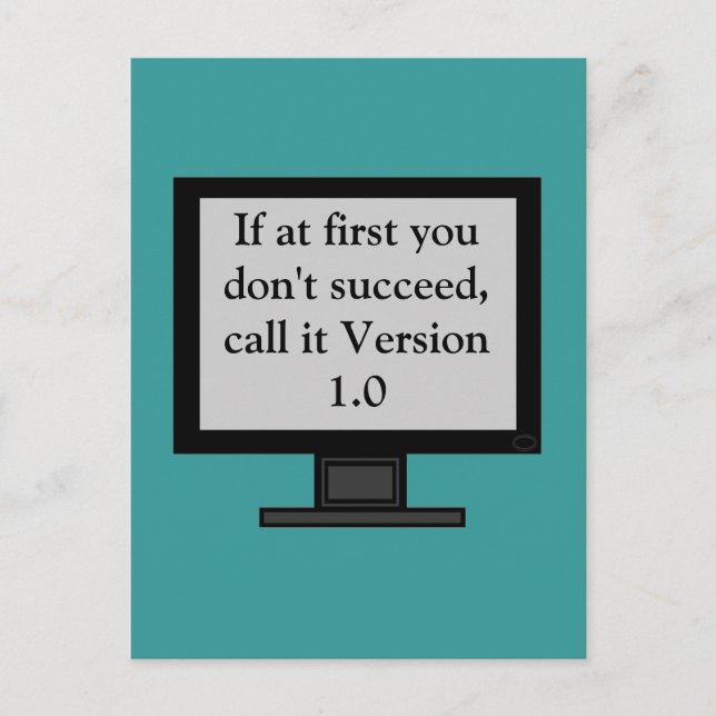 Version 1.0 Postcard (Front)