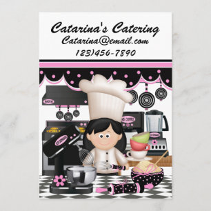 Version 3 Culinary Recipe Cards / Invitation - SRF