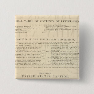Verso Johnson's New Illustrated Family Atlas 2 Inch Square Button
