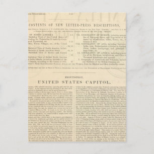 Verso Johnson's New Illustrated Family Atlas Postcard