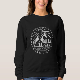 Verso l'alto Tee Italian Saint Motivational Quote