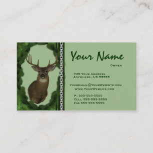 Vert à chaînes de ~ de cartes de visite