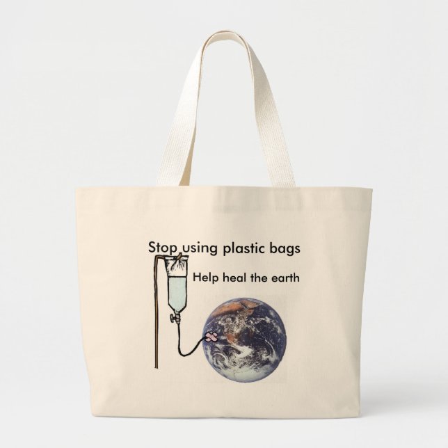 Vert allant dans le sac d'épicerie (Devant)