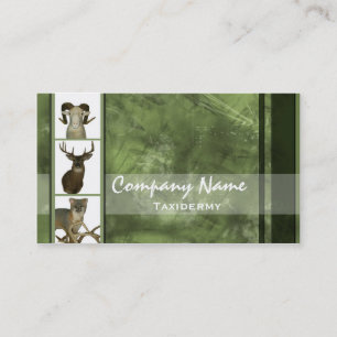 Vert animal multiple de ~ de cartes de visite
