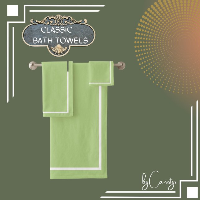 Vert avec bordure blanche (Créateur téléchargé)