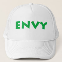 Vert avec le casquette de camionneur d'envie