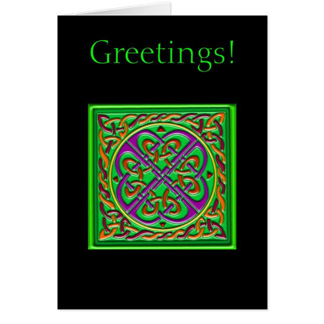 Vert carré de Celtic (Devant)