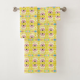 Vert Chartreuse floral tribal de Bohème chic de