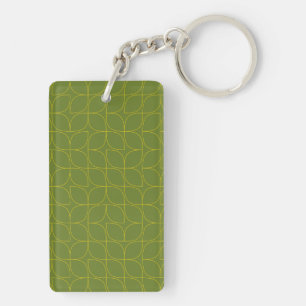 Vert, cool, tendance, abstraction foliaire ludique