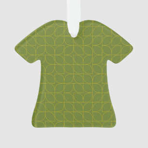 Vert, cool, tendance, abstraction foliaire ludique