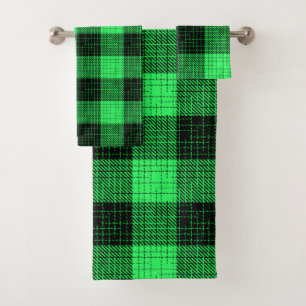 Vert Croix à carreaux Noir Buffalo Check
