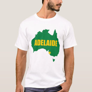 Vert d'Adelaïde et T-shirt de carte d'or