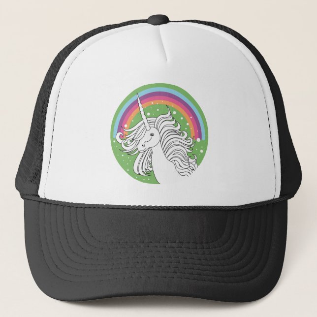 VERT DE CASQUETTE DE LICORNE (Devant)