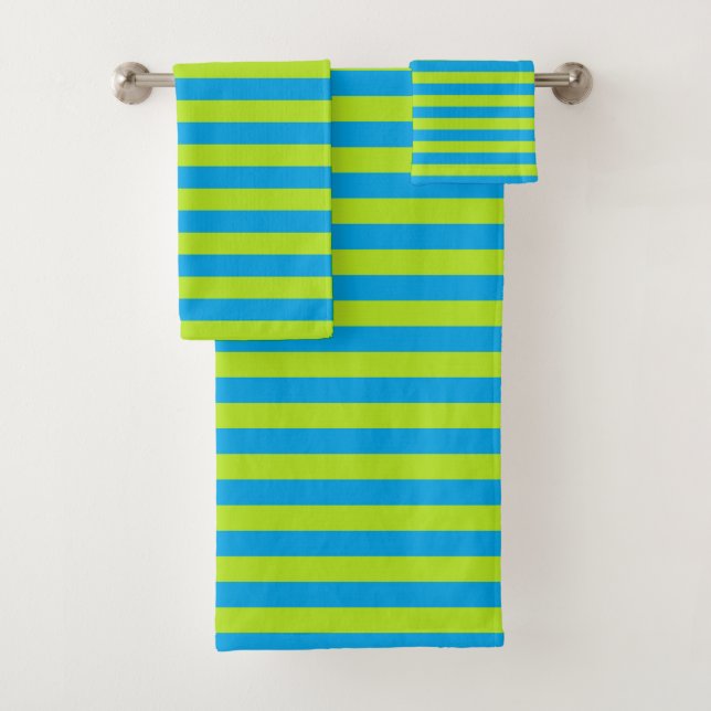 Vert de chaux et rayures de turquoise (En situation)