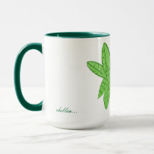 Vert de tasse de menthe poivrée de Cillin