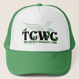 Vert du casquette   de logo de TCWC