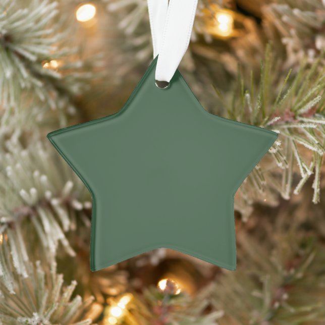Vert émeraude foncé uni (Arbre)