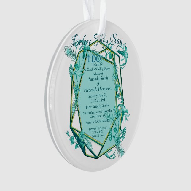 Vert émeraude sur support de texture sculptée (devant)