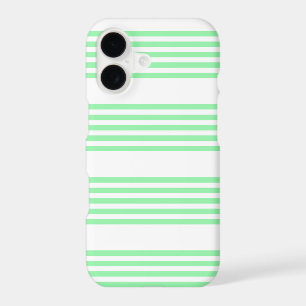Vert et blanc cinq bandes motif