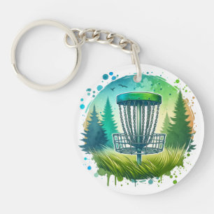 Vert et Bleu Disque Golf Thème