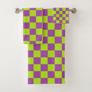 Vert et pourpre de chaux Checkered